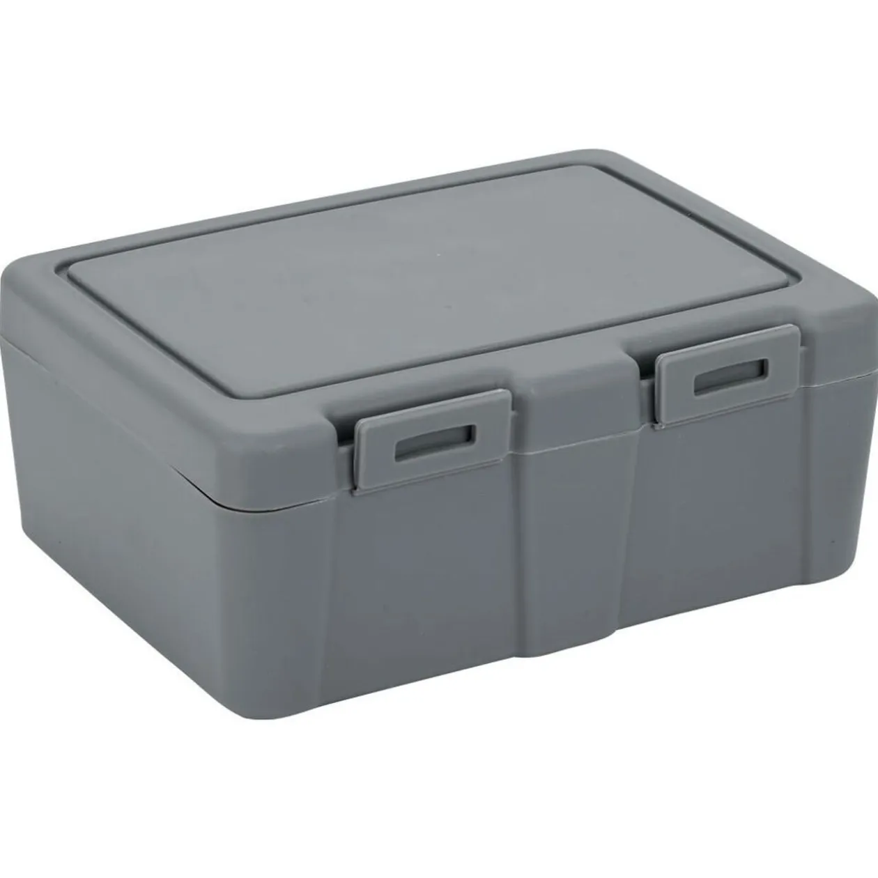 Lunch box à 2 compartiments - Boîte alimentaire en plastique gris 1L