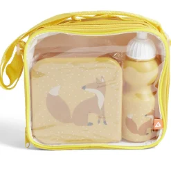 Lunchbox enfant 720ml avec gourde 350ml et sac de transport renard orange