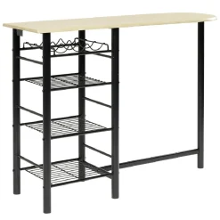 Mange-debout + 2 tabourets de bar pliants Oregon