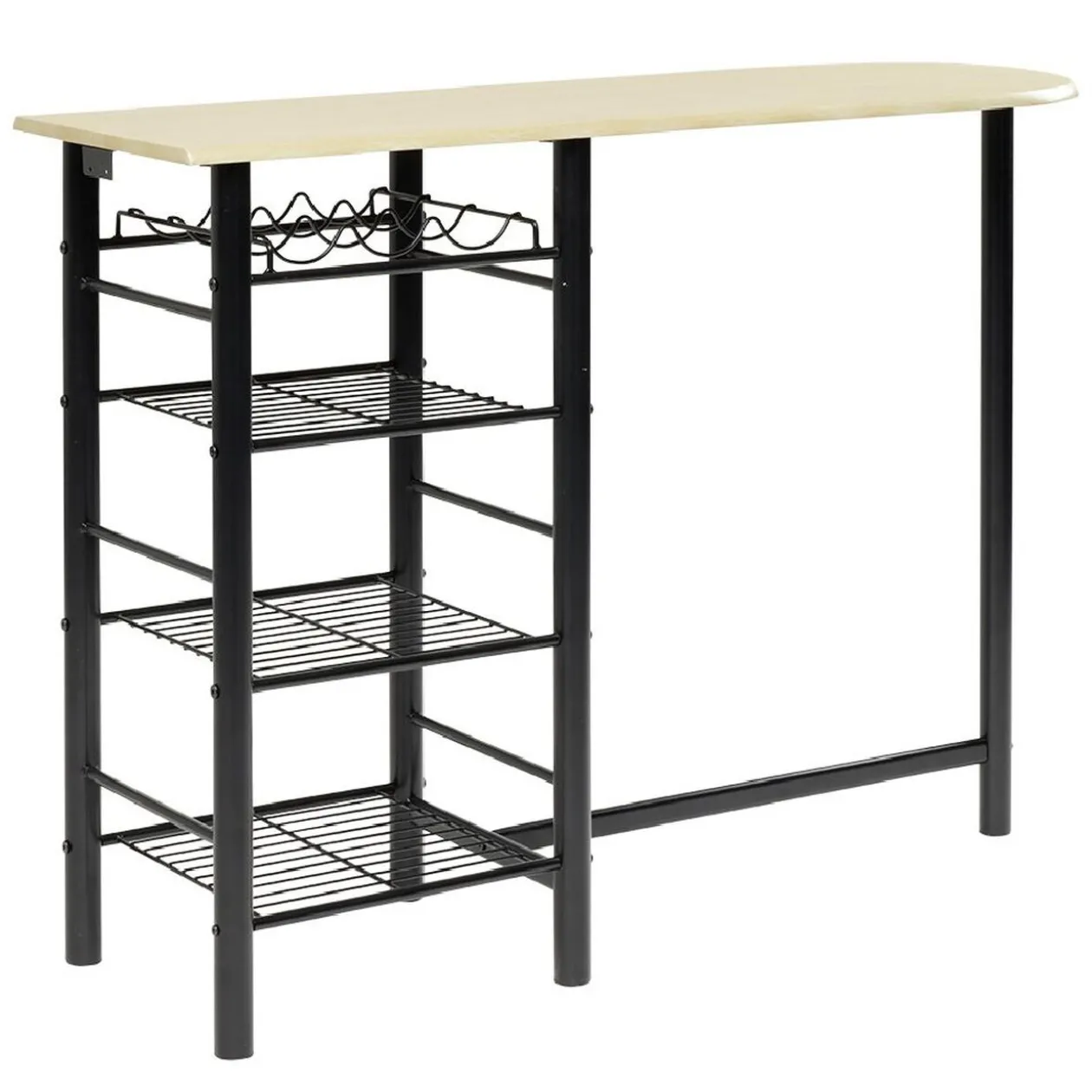 Mange-debout + 2 tabourets de bar pliants Oregon