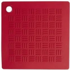 Manique en silicone rouge 22,5x22,5cm