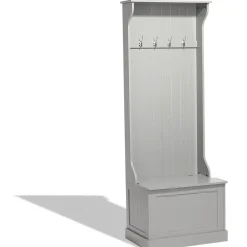 Meuble à chaussures Louis gris clair