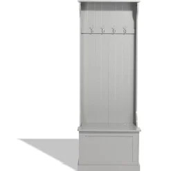 Meuble à chaussures Louis gris clair
