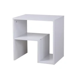 Meuble d'appoint/chevet Nessie blanc 40xH40x30cm