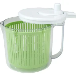 Mini essoreuse à salade vert et blanc