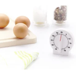 Minuteur de cuisine blanc