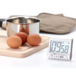 Minuteur digital blanc