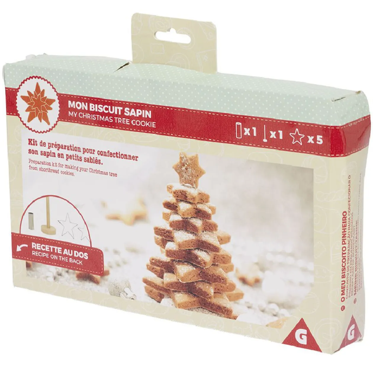 Moule emporte pièce Sapin en biscuits