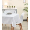 Nappe carrée blanche unie