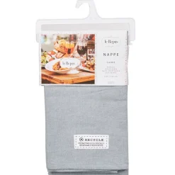 Nappe carrée bleu brillant