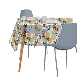 Nappe cristal imprimé imperméable antitâches 140x240cm