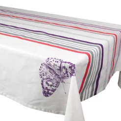 Nappe motif papillon