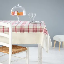 Nappe rectangulaire à carreaux