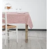 Nappe rectangulaire à carreaux rouge et blanc