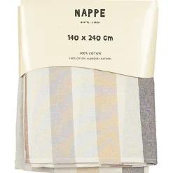 Nappe rectangulaire à rayures