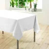 Nappe rectangulaire blanche
