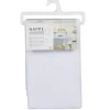Nappe rectangulaire blanche unie
