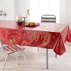 Nappe rectangulaire cristal transparent uni 140x240 cm