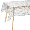 Nappe rectangulaire cristal imprimée 140x240 cm