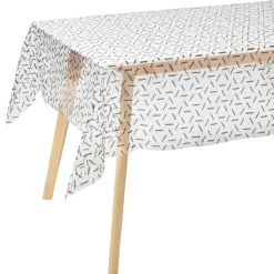 Nappe rectangulaire cristal imprimée 140x240 cm