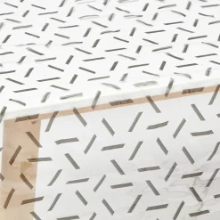 Nappe rectangulaire cristal imprimée 140x240 cm