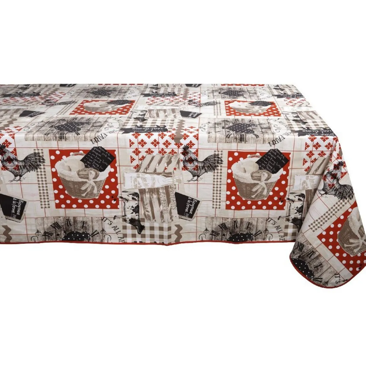 Nappe rectangulaire design ferme