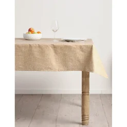 Nappe rectangulaire doré irisé