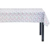 Nappe rectangulaire en tissu imprimé fleurs