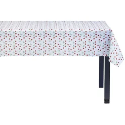 Nappe rectangulaire en tissu imprimé fleurs