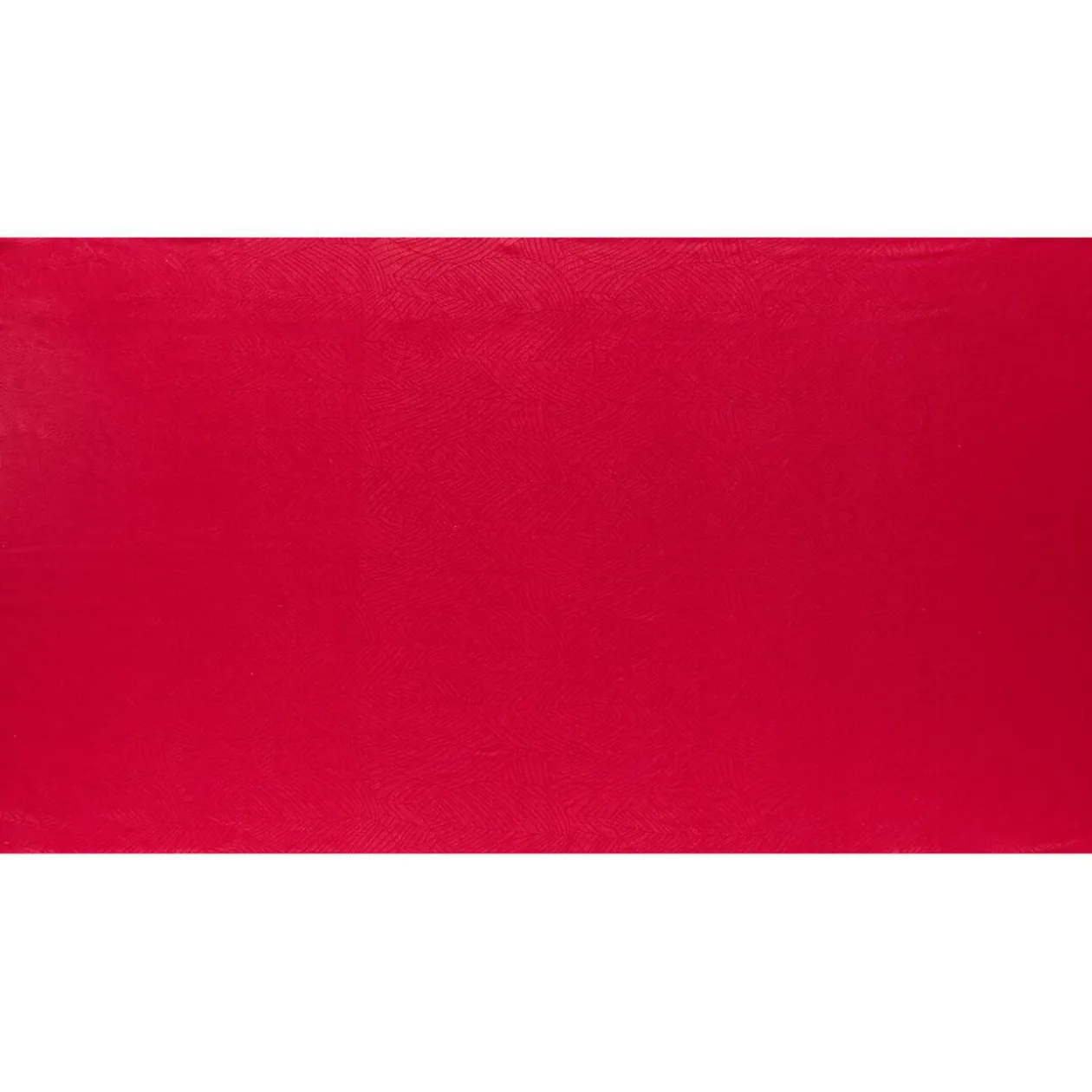 Nappe rectangulaire en tissu rouge 140x250 cm