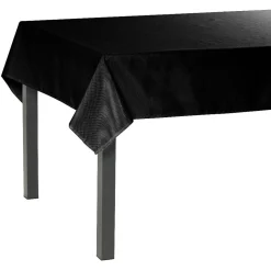 Nappe rectangulaire en tissu noir