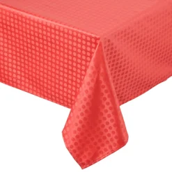 Nappe rectangulaire enduite rouge