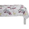 Nappe rectangulaire imprimée papillons multicolores