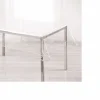 Nappe rectangulaire plastique transparente bord naturel