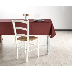 Nappe rectangulaire rouge