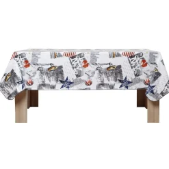 Nappe rectangulaire toile cirée design New York