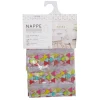 Nappe rectangulaire transparente motifs triangles multicolores