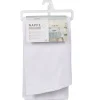Nappe ronde coton uni blanc