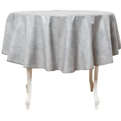 Nappe ronde grise béton