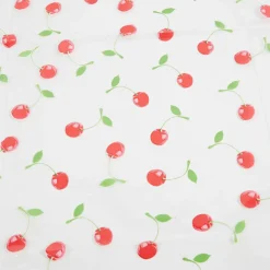 Nappe ronde motifs cerises