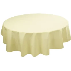 Nappe ronde vert anis uni