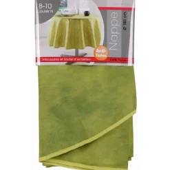Nappe ronde vert mousse