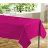 Nappe toile cirée rectangulaire rose fuchsia unie