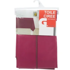 Nappe toile cirée rectangulaire violette
