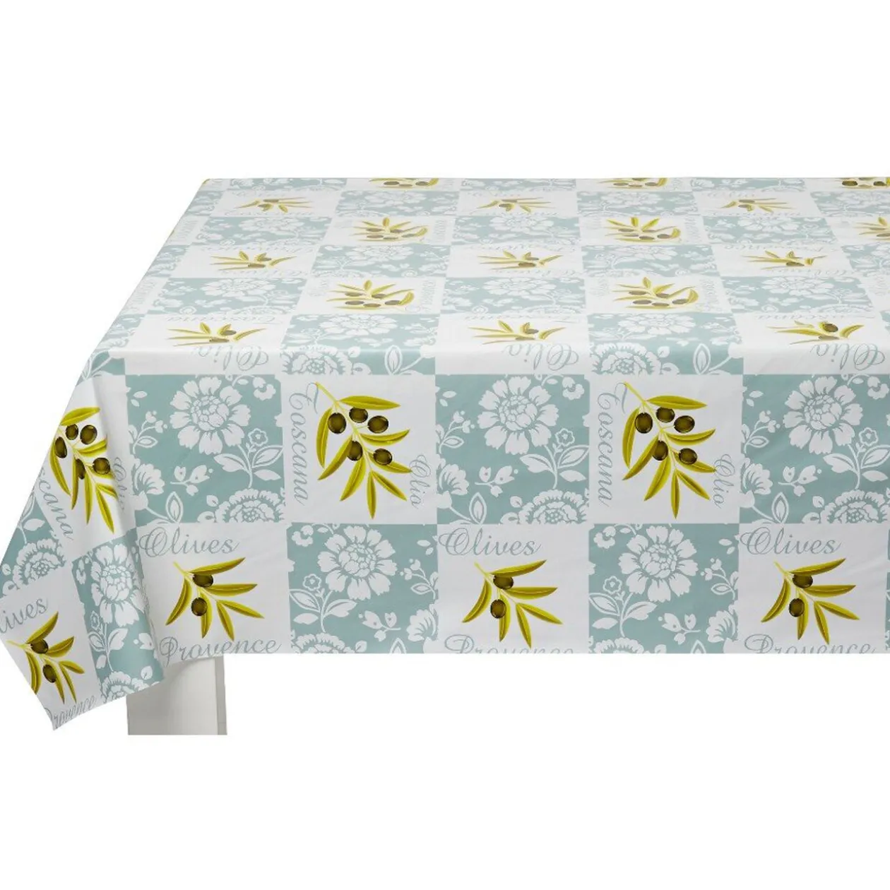 Nappe toile cirée rectangulaire en PVC