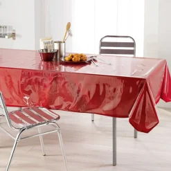 Nappe transparente rectangulaire unie