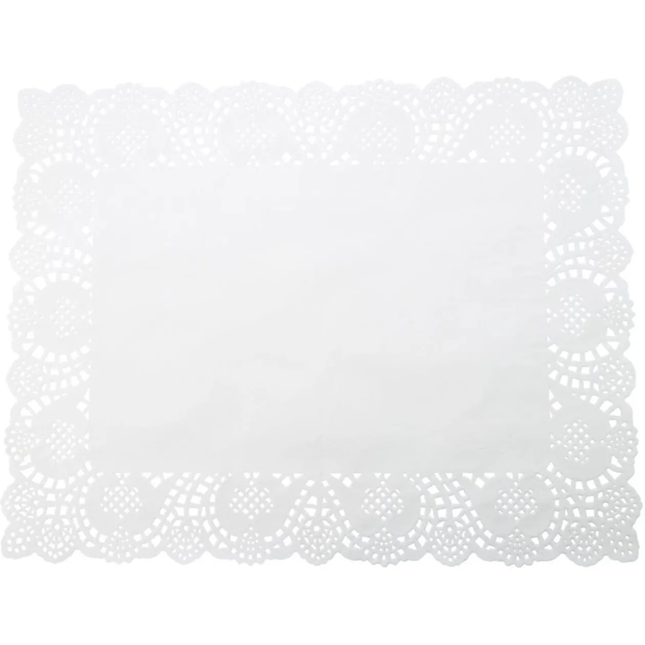 Napperon en papier blanc L. 46 cm x6