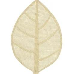 Napperon en papier forme feuille