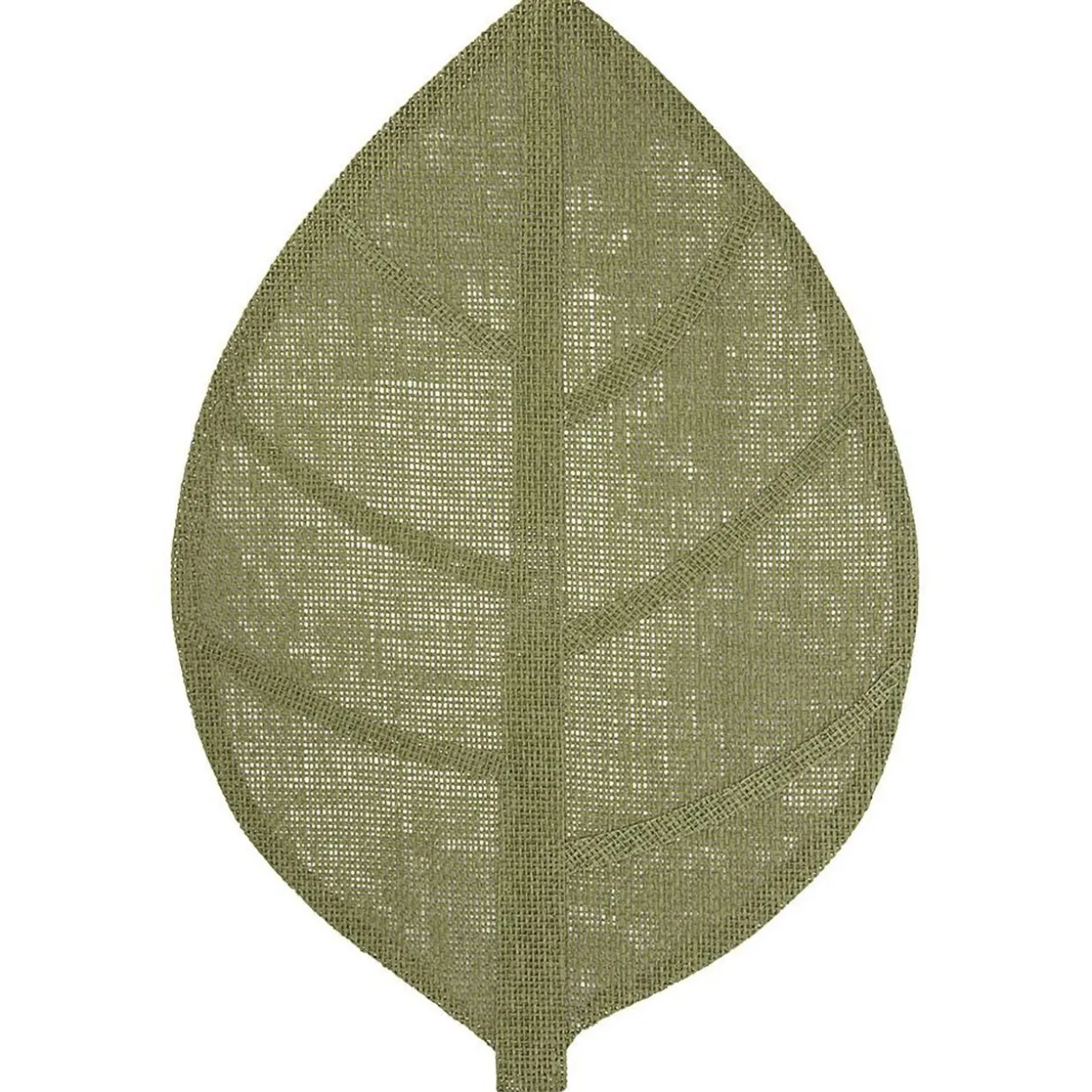 Napperon en papier forme feuille