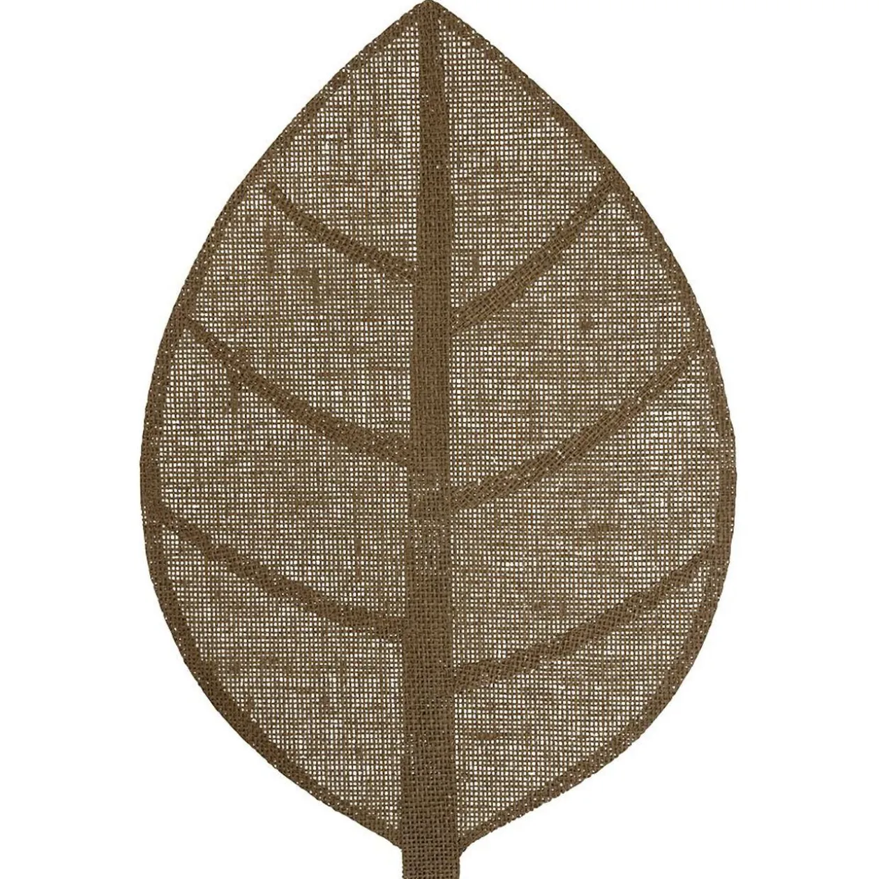 Napperon en papier forme feuille